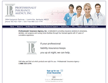 Tablet Screenshot of professionalsagency.net